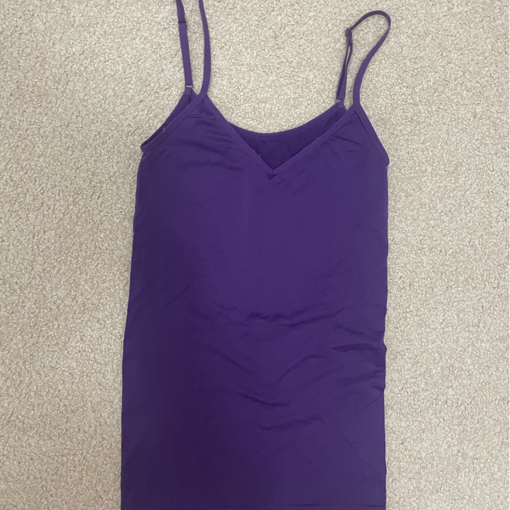 Adjustable women’s purple Cami in medium - v-neck or scoop neck!
